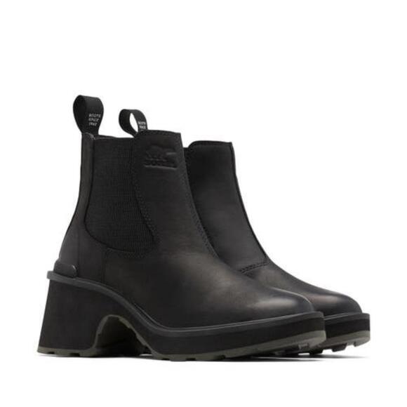 Women’s Sorel High-Line Chelsea Boot in Black/ Sea Salt size‎ 11​ - Picture 1 of 4